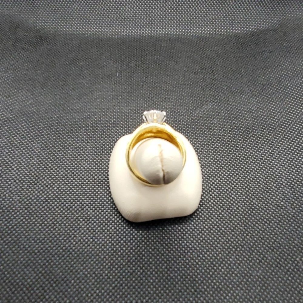 Seta Gold Tone CZ Ring - Picture 4 of 5